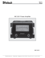 McIntosh MC-1201 - Owners manual